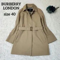 極美品✨バーバリーロンドン ステンカラーコート ノバチェック サイズ40