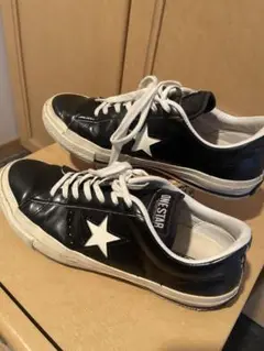 コンバース ワンスター　レザー　7 25.5