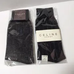 CELINE HOMME セリーヌソックス 25-26 靴下2足セット