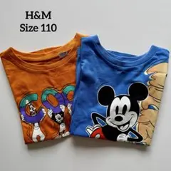 H&M ミッキーtee Size 110 3枚セット