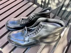 【ざい】美品” ALDEN（オールデン）4545H タンカーブーツ 8D Alden 4545H コードバン タンカーブーツ 8D ミリタリーラスト 黒