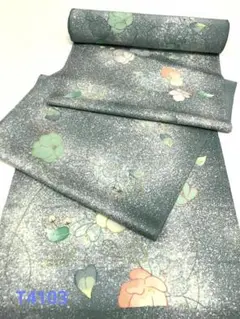 小紋 紋意匠 手描友禅 たたき染 正絹 反物
