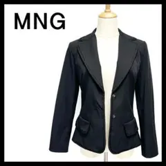 【未使用に近い】MNG テーラードジャケット 長袖 ジャケット ブラック S