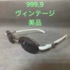 【美品】999,9 S-582T マットゴールドu0026ホワイトテンプル