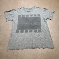 Kreative content Tシャツ　半袖　グレー　鳥　自然　アニマル　M