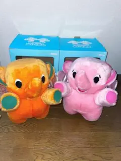 サトちゃん u0026サトコちゃん エンジェルぬいぐるみ 2004年製 レトロ 佐藤製薬