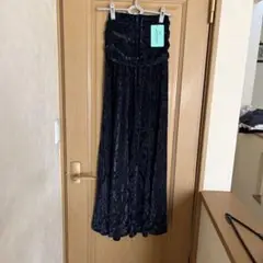 Lahadira フローラルパターン ロングスカート