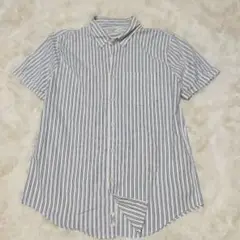 Abercrombie & Fitch ストライプ 半袖シャツ L