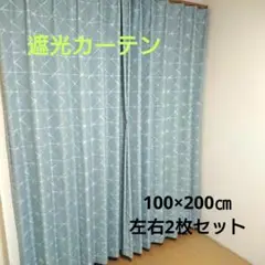 ニトリ 遮光カーテン 100×200 2枚(左右)セット