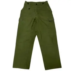 美品 70s デンマーク軍 M71 カーゴ パンツ チャコール riri ユーロ 美品 70s デンマーク軍 M71 カーゴ パンツ チャコール riri