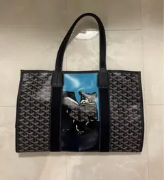 ゴヤールトートバッグ ユロ ネイビー 美品