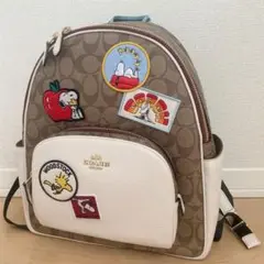 コーチ COACH スヌーピー コラボ リュック ワッペン