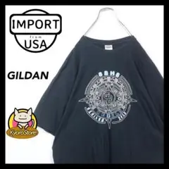 【c092】USA輸入 Tシャツ サークルロゴ プリント ゆるだぼ
