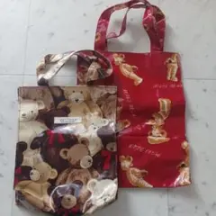 クマ柄 バッグセット　　バックセット