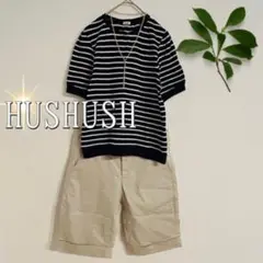 HUSHUSH チノハーフパンツ　ベージュ