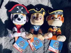 パウ・パトロール パイレーツ　ぬいぐるみ 3体セット