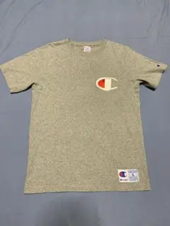チャンピオン　ビックロゴ　半袖　Tシャツ　メンズ　Ｌ　グレー　champion