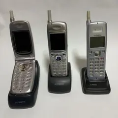 レア携帯J-PHONE3機種J-P1Ⅱ J-SH03 J-SH08J-フォン珍し