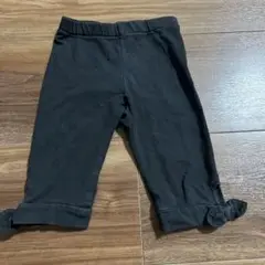 エニィファム ブラック スパッツ ボトムス100
