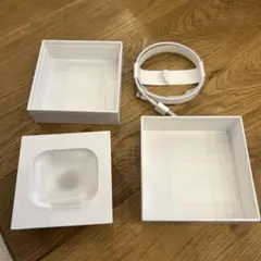 【空箱】Apple AirPods ホワイト、充電ケーブル付