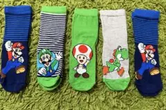 【超お得‼️】☆スーパーマリオ　マリオ　ルイージ　キノピオ　ヨッシー　ソックス☆