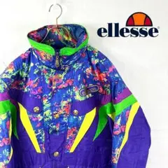 【入手困難】90's 古着 ellesse エレッセ 派手 ジャケット モザイク