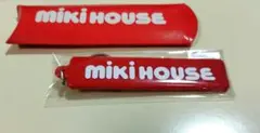 ミキハウス　mikiHOUSE 赤 キーホルダー