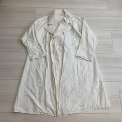 デットストック 1950s フランス軍　ホスピタルコート　リネン