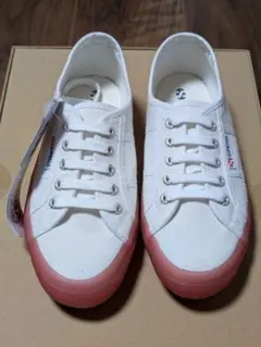 SUPERGA ホワイト/ピンク スニーカー 37