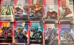 ガンダムカードゲーム ニュータイプライジング 赤 ザフト 10種 各4枚 b