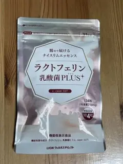 ラクトフェリン ライオン LION 乳酸菌プラス 124粒