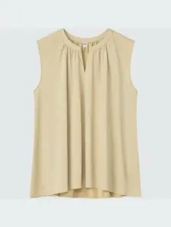 UNIQLO サテンジャージーＴ（ノースリーブ）