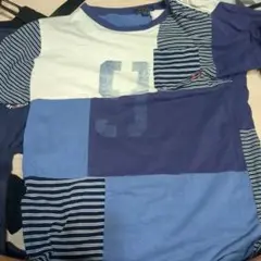 Polo Ralph Lauren マルチカラーパッチワークTシャツ XL