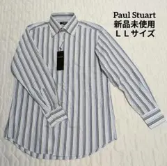 新品 未使用 タグ付きPaul Stuart ボタンダウン長袖シャツ LLサイズ