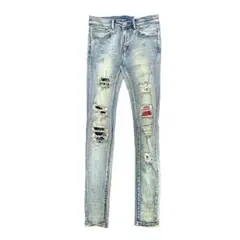 【mnml】X214 STRETCH DENIM -BLUE-