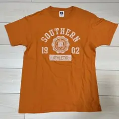 RUSSELL ATHLETIC オレンジ Tシャツ M