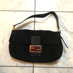 フェンディ FENDI スエード マンマ マンマバケット オールドフェンディ 赤