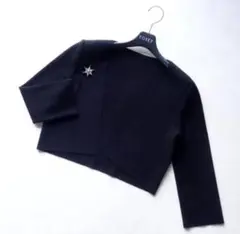 FOXEY NEWYORK フォクシー ブラック カーディガン ボレロ 38