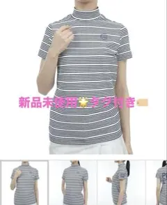 【新品未使用】 PEARLY GATES ストライプ 半袖シャツ