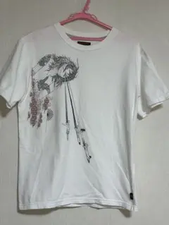 希少！MSGR メッセンジャー　TATTOO GIRLアート画　半袖Tシャツ