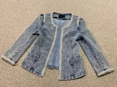 美品 MURUA ノーカラー ジャケット S