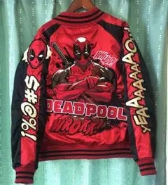 【希少】MARVEL　マーベル　スカジャン　アイアンマン　刺繍　ユニセックス 希少】MARVELマーベルスカジャンアイアンマン刺繍ユニセックス