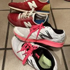 ニューバランス25㌢スニーカー2点セット