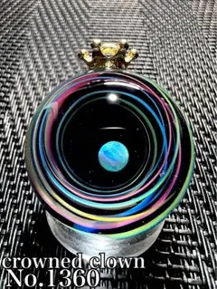 No.1360宇宙玉レジン24mm【NEON GALAXY】