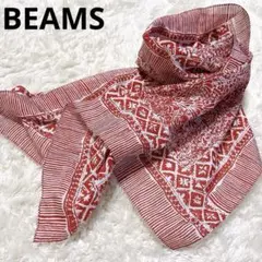 未使用✨タグ付 BEAMS シルク混 ストール 日本製 スカーフ