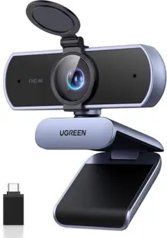 UGREEN 4K ウェブカメラ Ultra HD 1080P 60FPSマイク