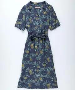 アロハワンピース　パイナップル柄