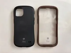 iFace iPhone13用ケース 黒 ベージュ2色セット