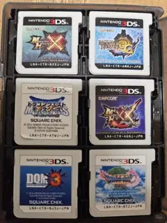 ニンテンドー3DS/DS ゲームソフト×8　ドラクエ、モンハン、クロノトリガー
