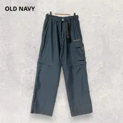 オールドネイビー 2WAY カーゴパンツ M アウトドア 着脱ポケット 3359